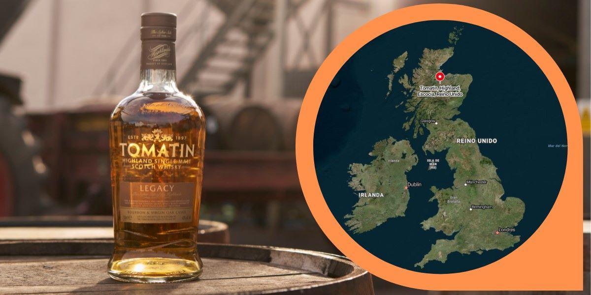 La historia de Tomatin está ligada a un pequeño pueblo