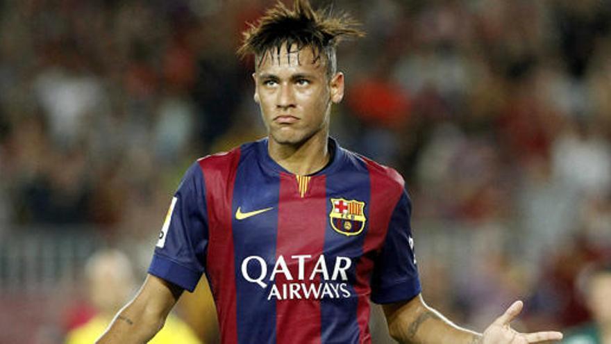 El delantero azulgrana Neymar.