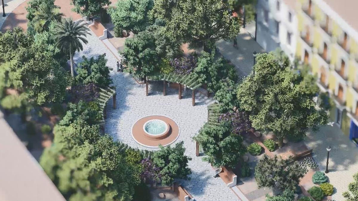 Así quedará la Glorieta de Dénia tras las obras