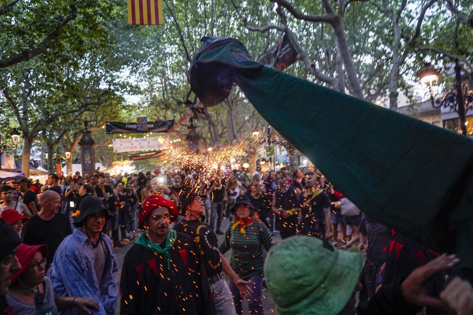 Passacarrers de Patum de dissabte