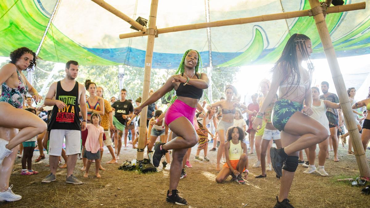 La carpa del Rototom en 2017.