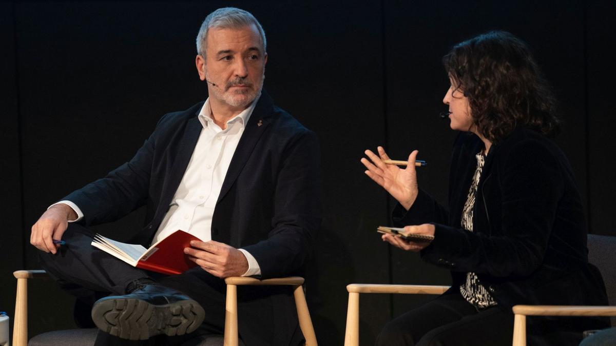 El alcalde de Barcelona, Jaume Collboni, en la conferencia anual 'L'alcalde respon'