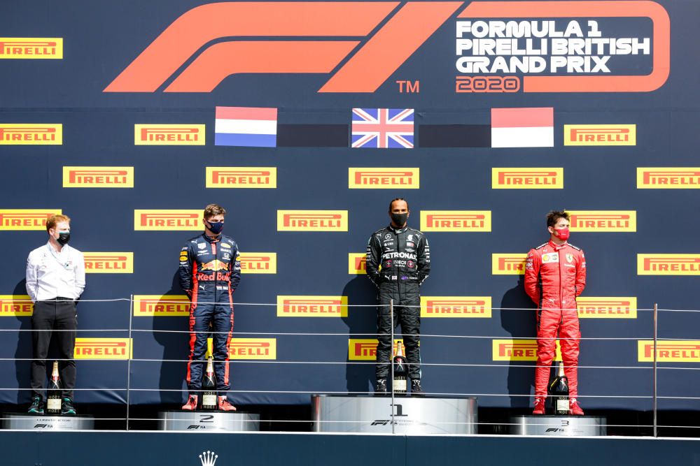 EN IMATGES | Hamilton guanya amb agonia a Silverstone i Sainz perd una valuosa quarta plaça al final