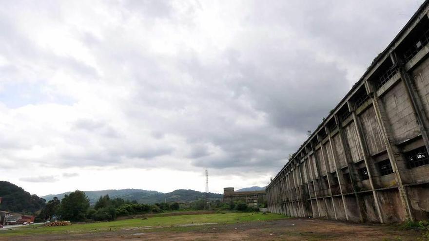 La zona, próxima a Nitrastur, en la que se desarrollará el concurso hípico.