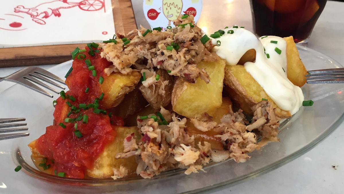 Las patatas bravas de La Porca.