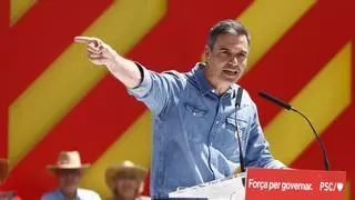 Sánchez clama por una victoria "amplia" del PSC para garantizar la "estabilidad" en Cataluña