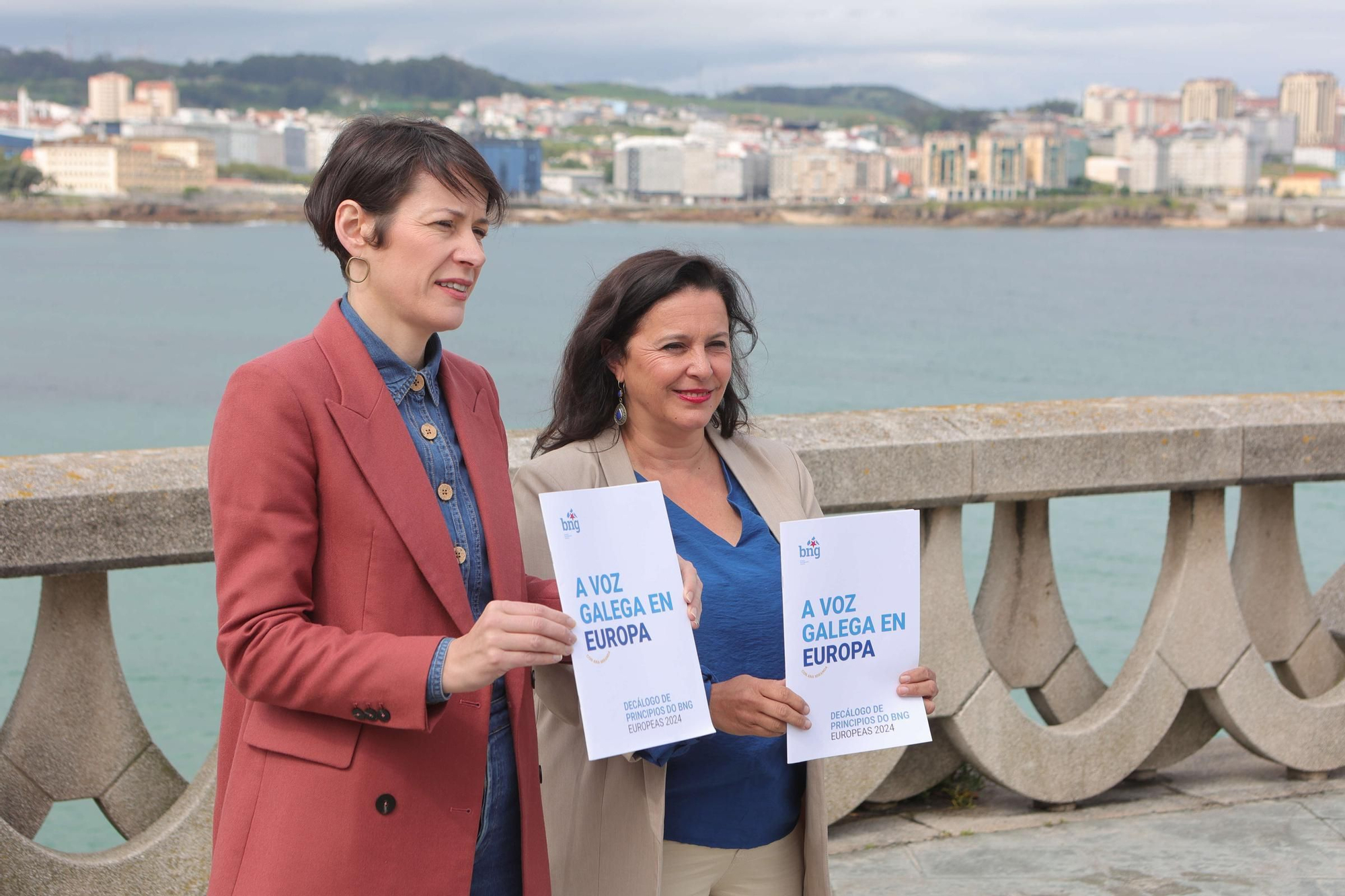 Ana Pontón y Ana Miranda presentan en A Coruña el programa del BNG para las elecciones europeas