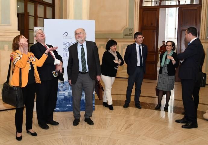 05/02/2019 LAS PALMAS DE GRAN CANARIA. El premio Nobel de Medicina Erwin Neher y la científica Eva María Neher, participan en el Campus Nobel Veterinaria. Fotografa: YAIZA SOCORRO.