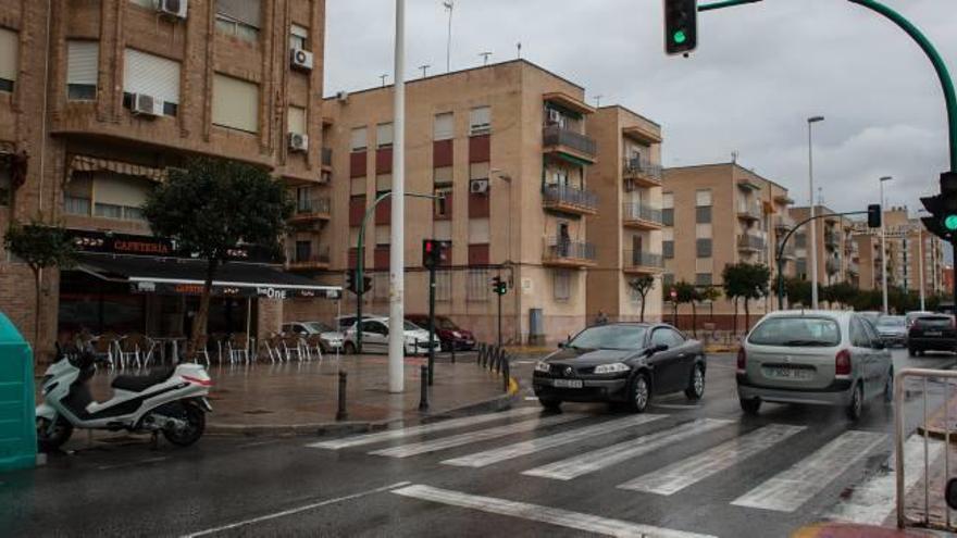 Una mujer recibe el impacto de un perdigón en plena calle