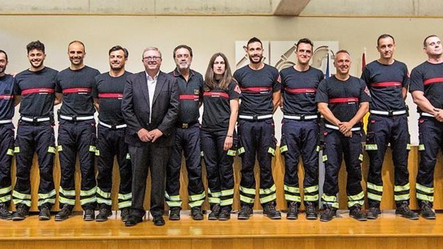 El Consorcio Provincial incorpora once nuevos bomberos y alcanza los 647 efectivos