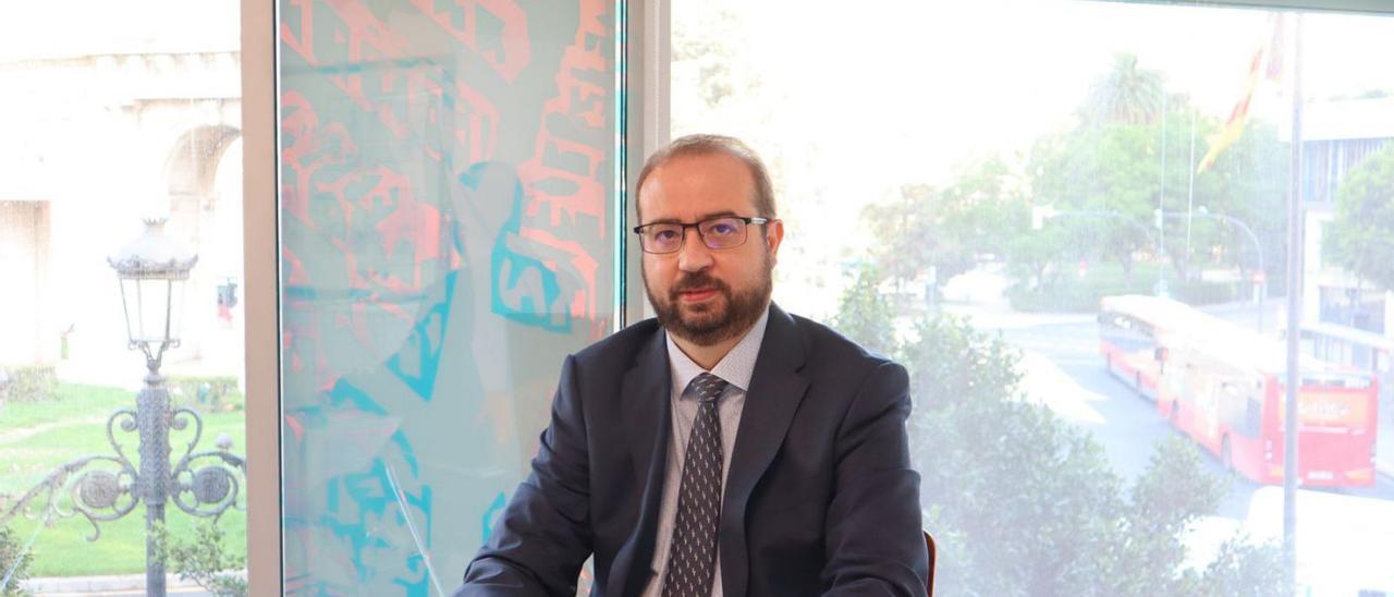 José  María Badía, director gerente de Afín-SGR, en una imagen reciente. | LEVANTE-EMV