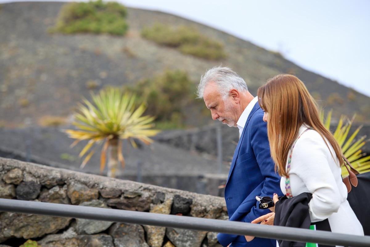 Ángel Víctor Torres, en La Palma.