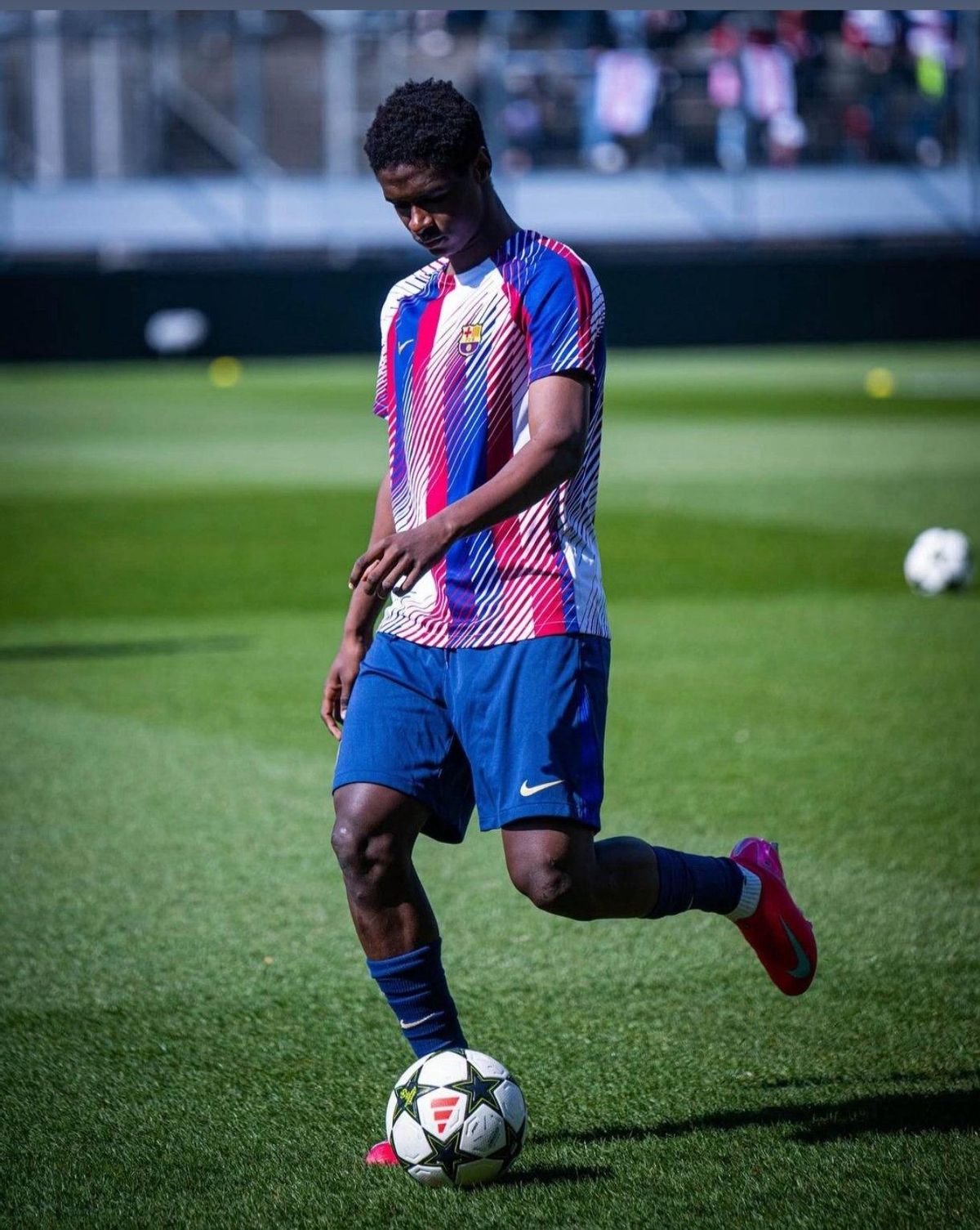 Diarra, ejercitándose en Francia