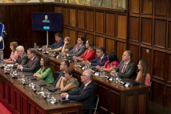 22.06.19. Las Palmas de Gran Canaria. El Cabildo de Gran Canaria celebra el pleno de constitución de la nueva corporación, con Antonio Morales como presidente, al haber sido el candidato más votado. Foto Quique Curbelo  | 22/06/2019 | Fotógrafo: Quique Curbelo