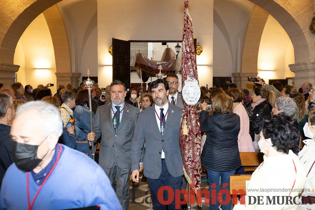 Cruz de impedidos en las Fiestas de Caravaca