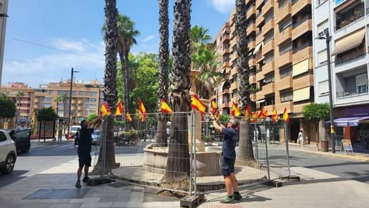 La Fuente de las Ranas, decorada y protegida.