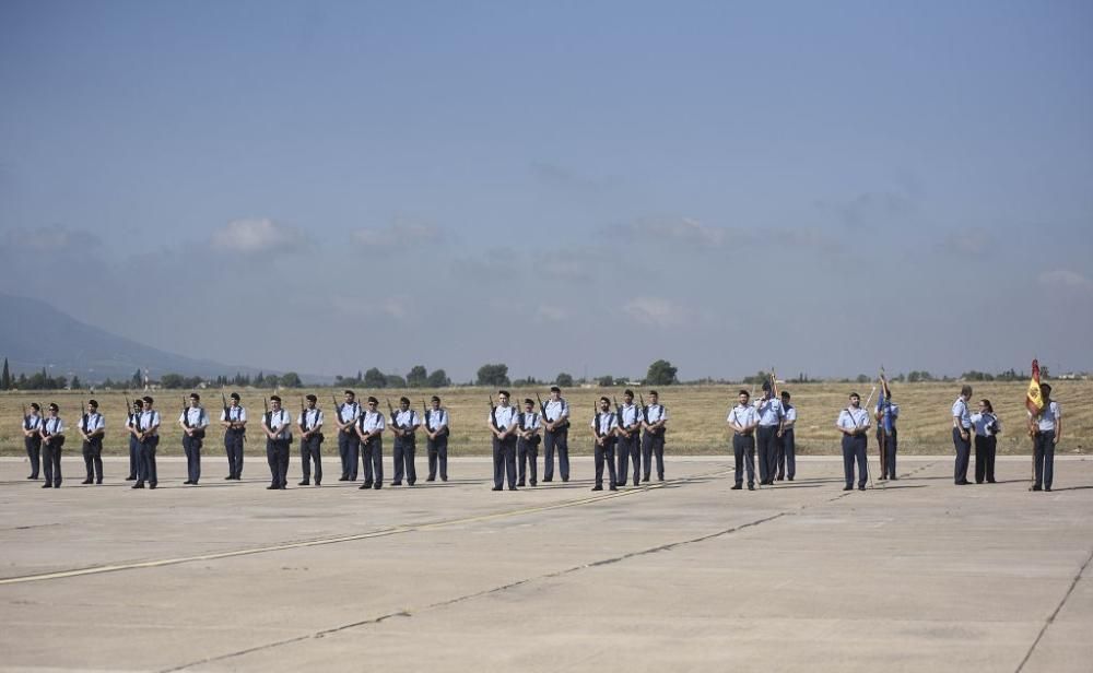 Acto de relevo de mando de la Base Aérea de Alcantarilla