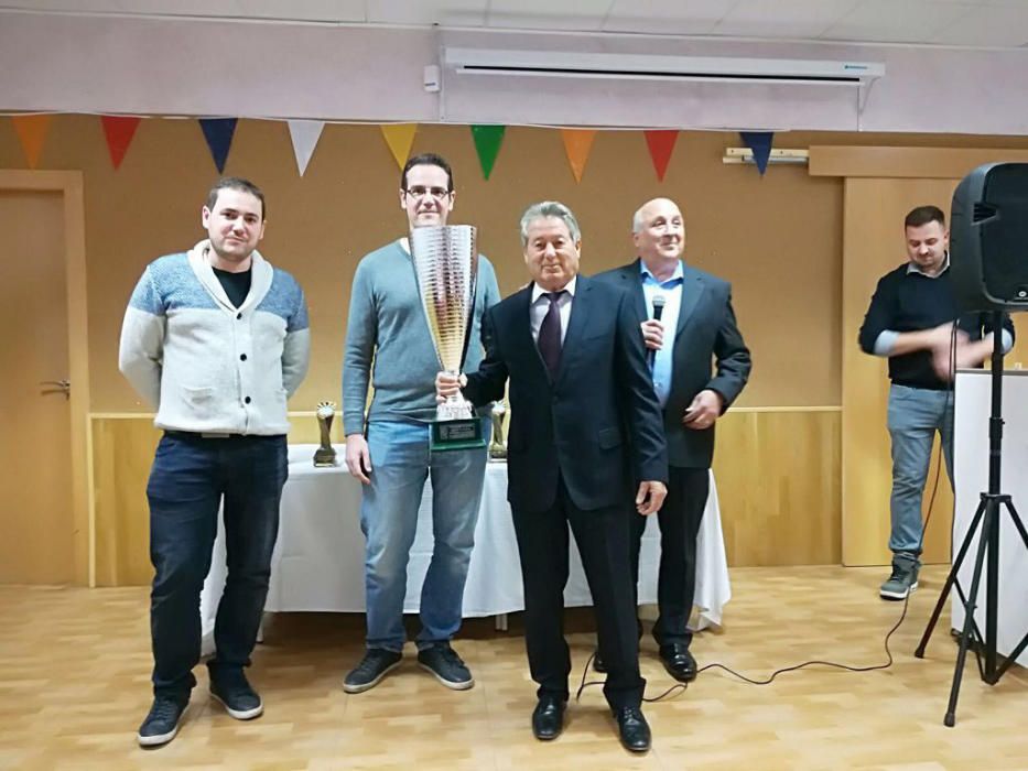 Entrega de premios de la Liga de Bolos Huertanos