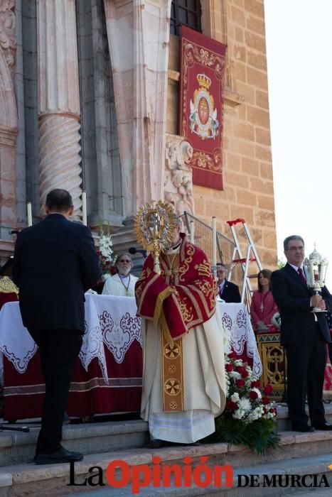 Ofrenda de flores en Caravaca