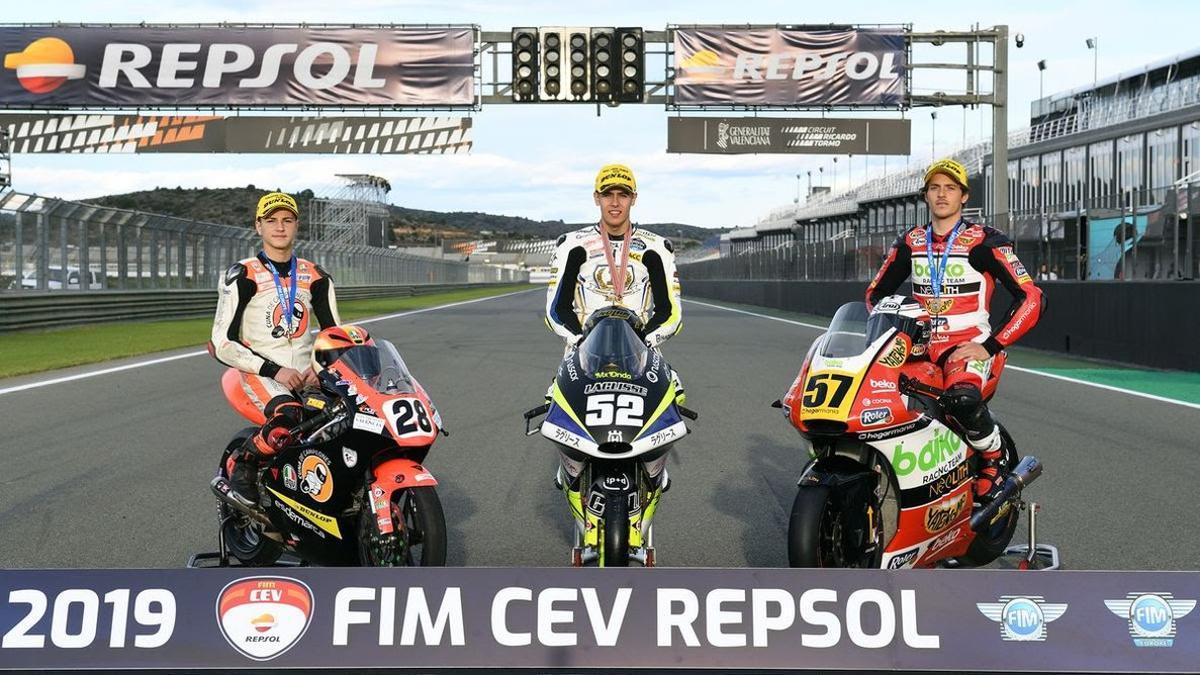 Los campeones del FIM CEV 2019