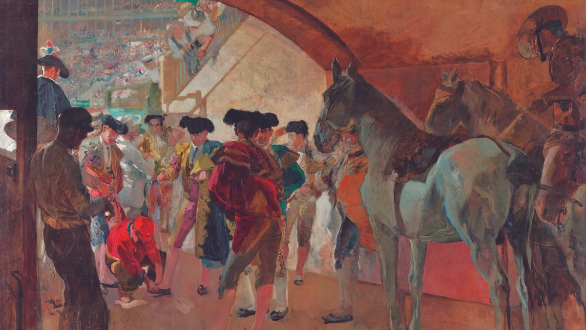 &quot;Antes de la corrida&quot;, de Joaquín Sorolla.