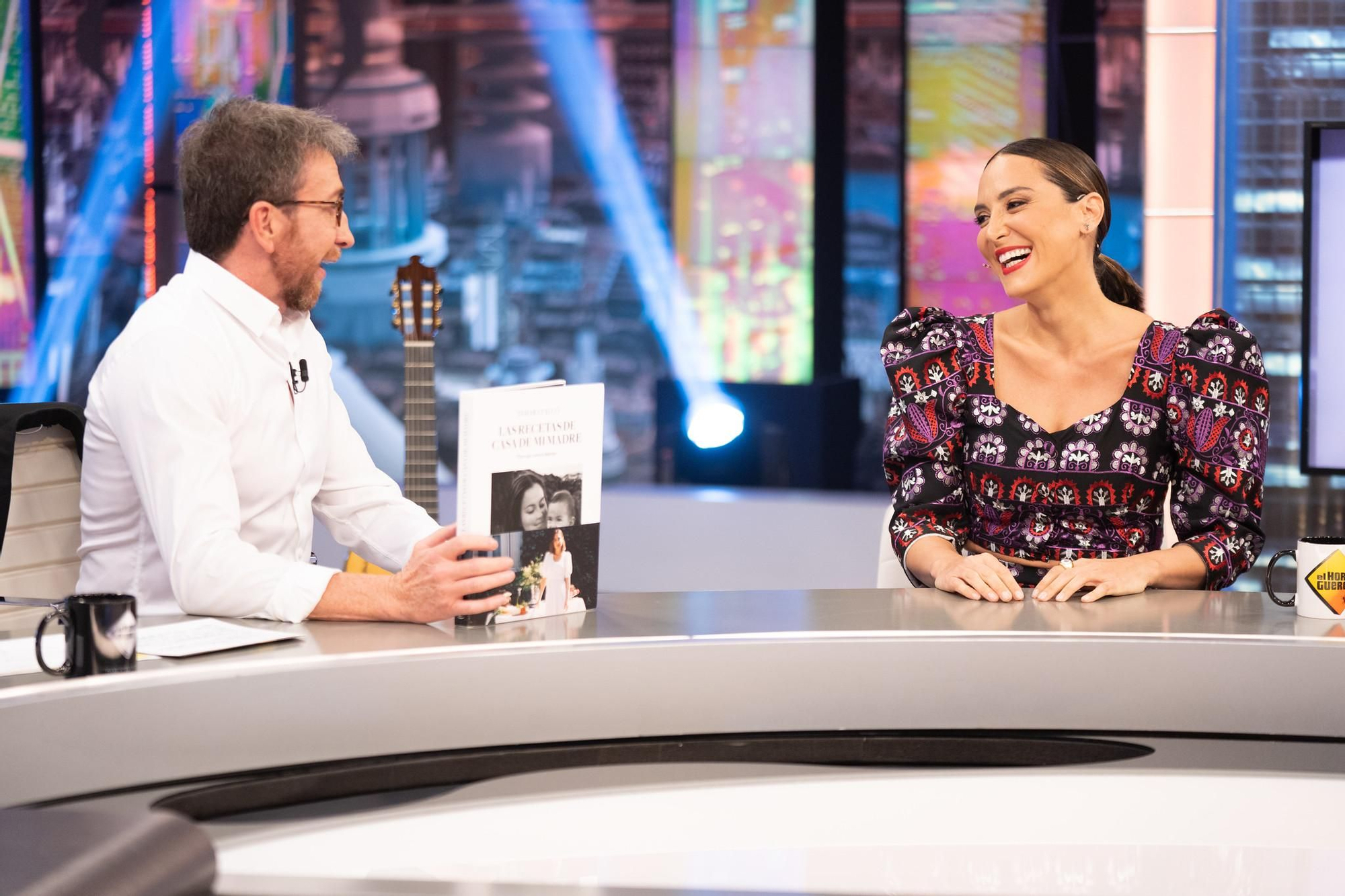 Tamara Falcó junto a Pablo Motos en 'El Hormiguero'