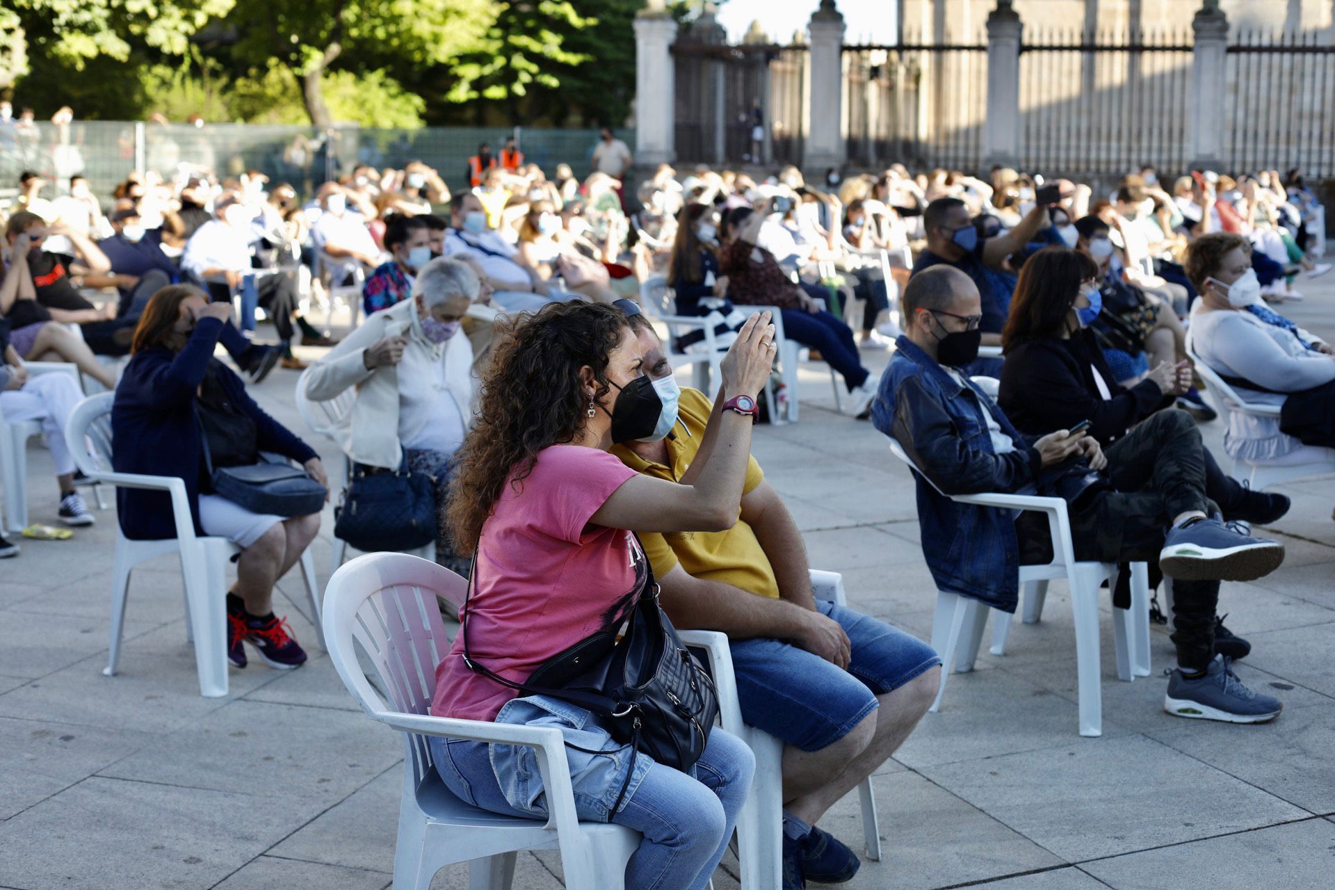 GALERÍA | La escuela de baile Escena pone el ritmo en la plaza de la Catedral