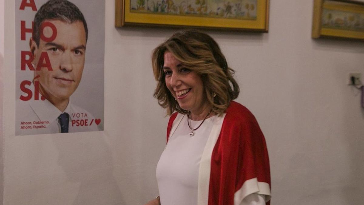 Susana Díaz, líder del PSOE de Andalucía