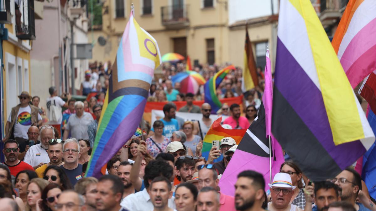 Naquera: manifestacion del dia del orgullo tras la polémica retirada de las banderas LGTBIQ + del ayuntamiento