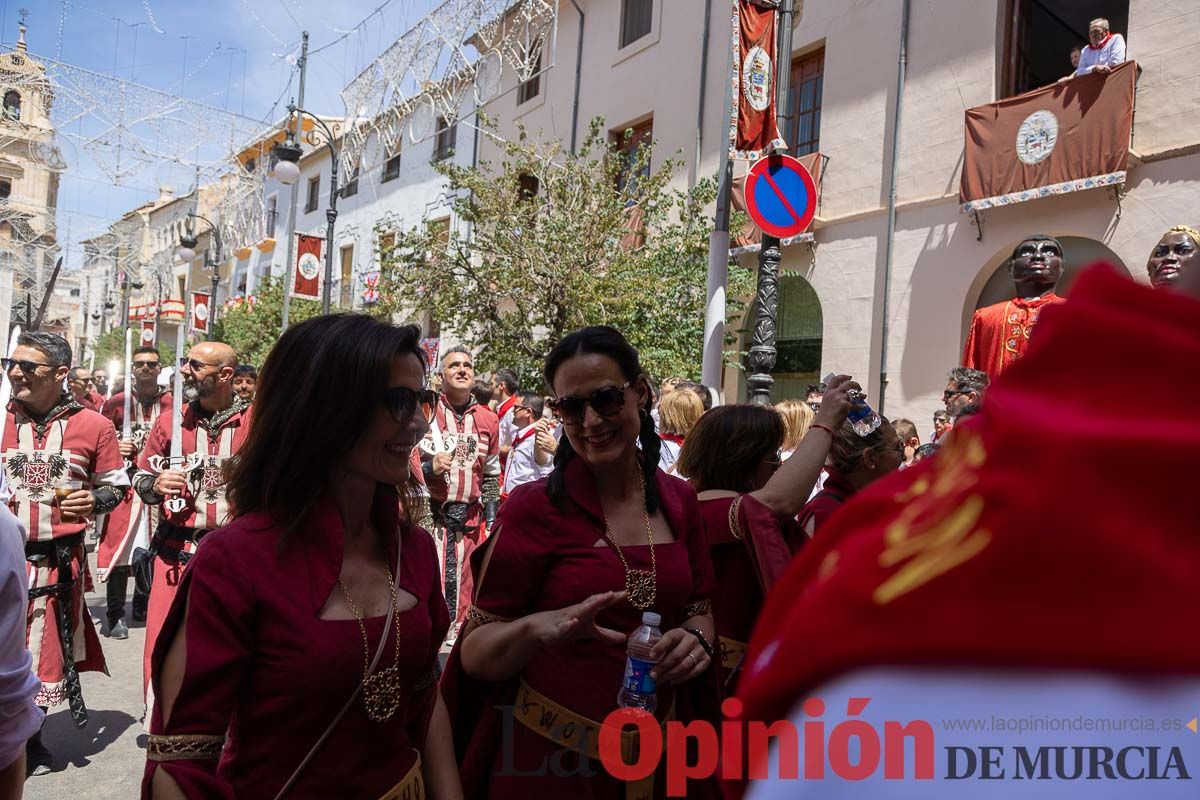 Moros y Cristianos en la mañana del dos de mayo en Caravaca