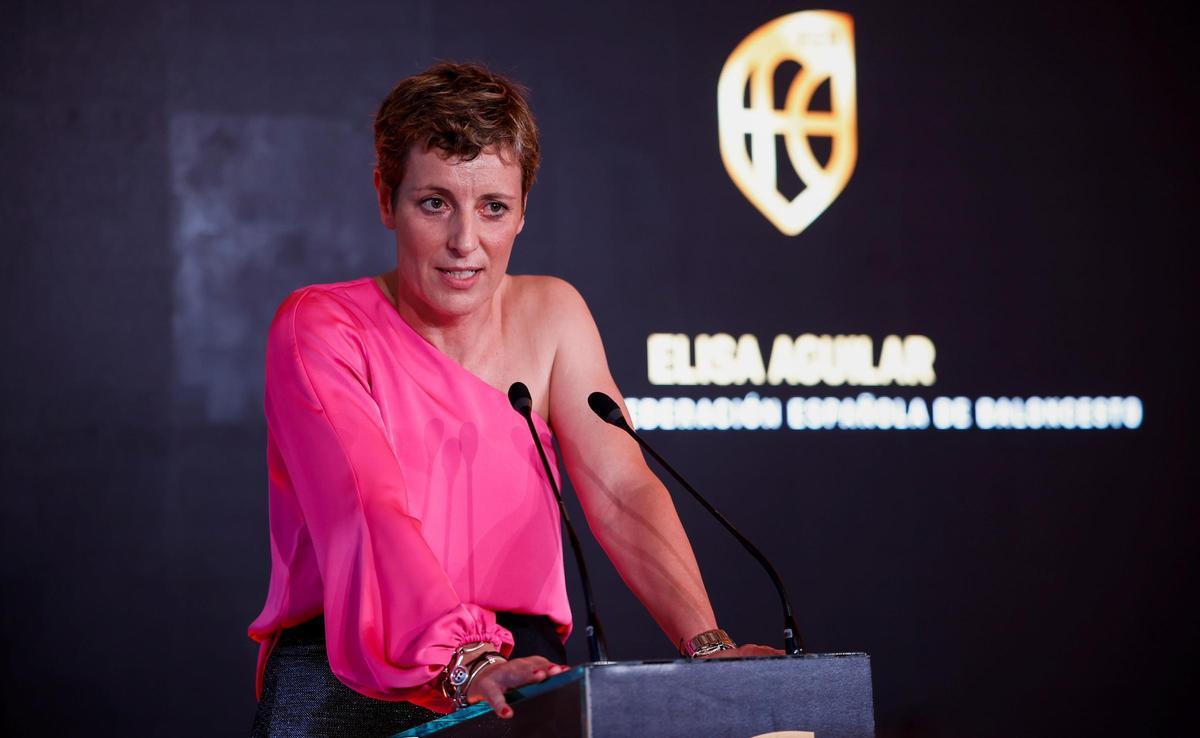 Elisa Aguilar, presidenta de la Federación Española de Baloncesto