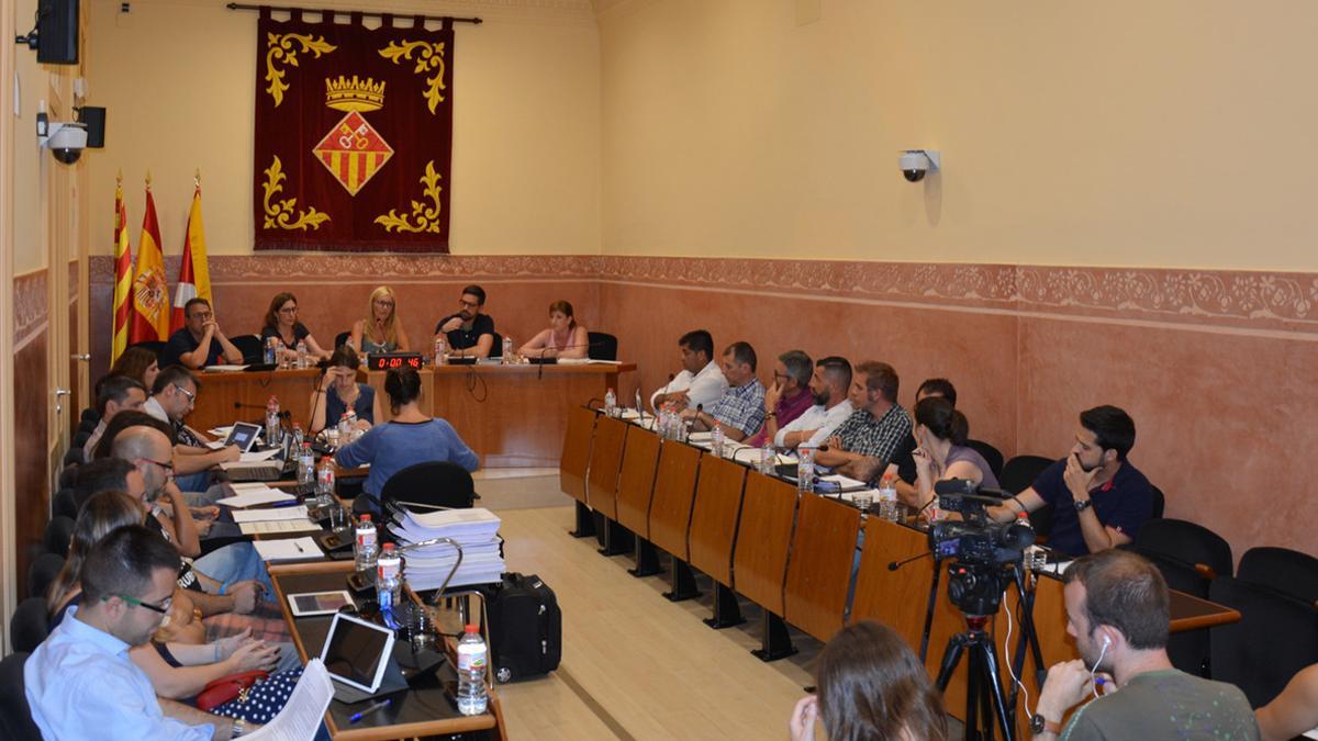 Imagen del Pleno celebrado el pasado jueves en el Ayuntamiento de Rubí