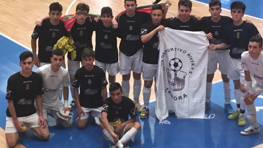 El River Zamora cadete remonta y se proclama campeón