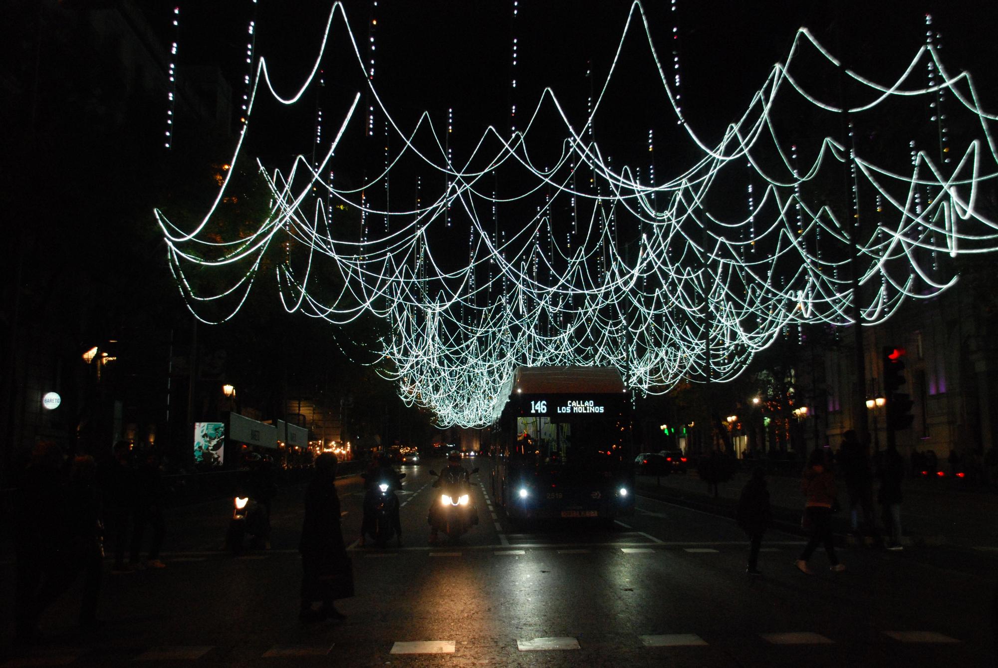 En imágenes: así son las luces de Navidad en Madrid