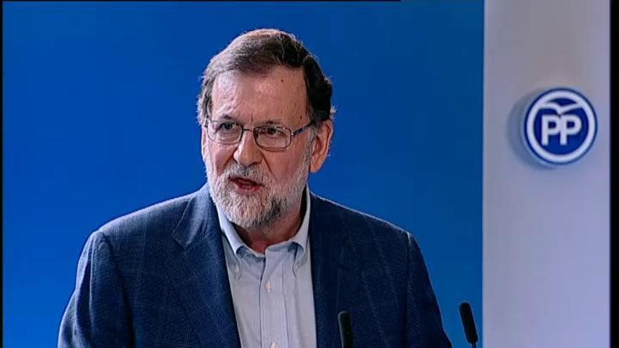 Rajoy contrapone hechos a promesas