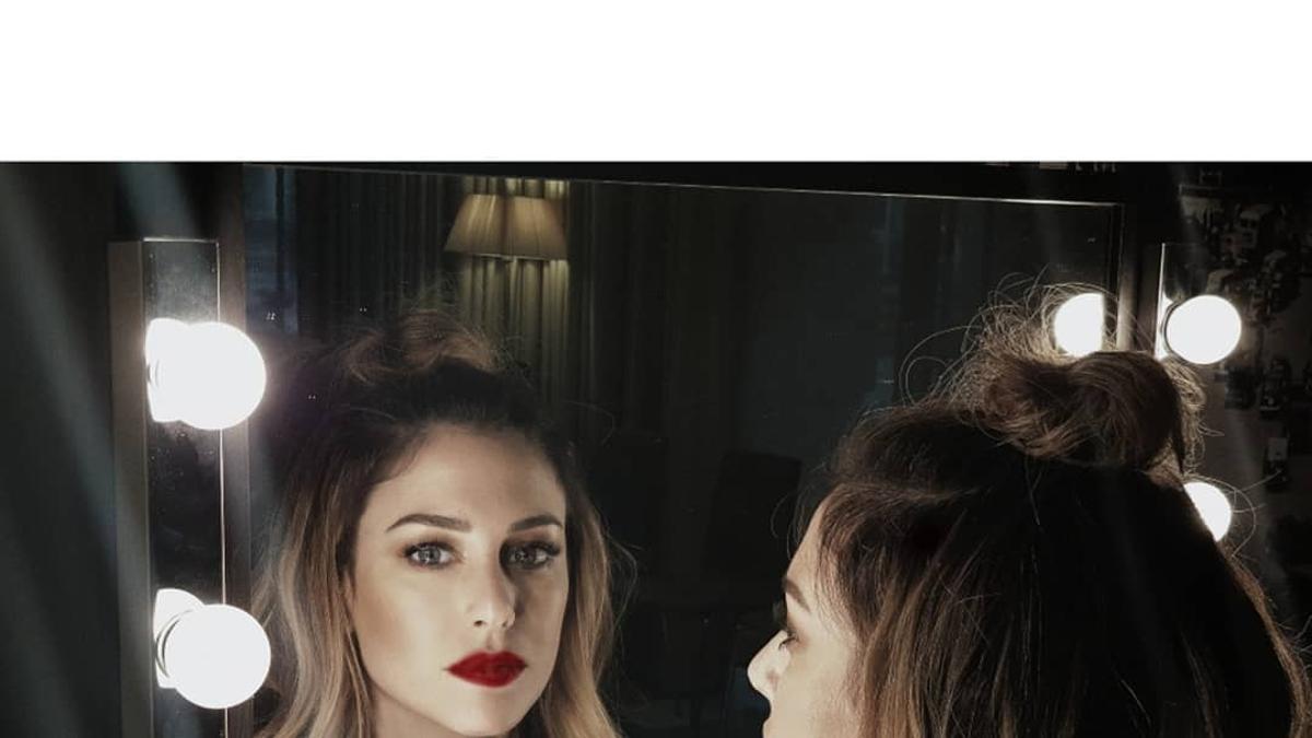 Blanca Suárez usa el rojo de labios de Guerlain