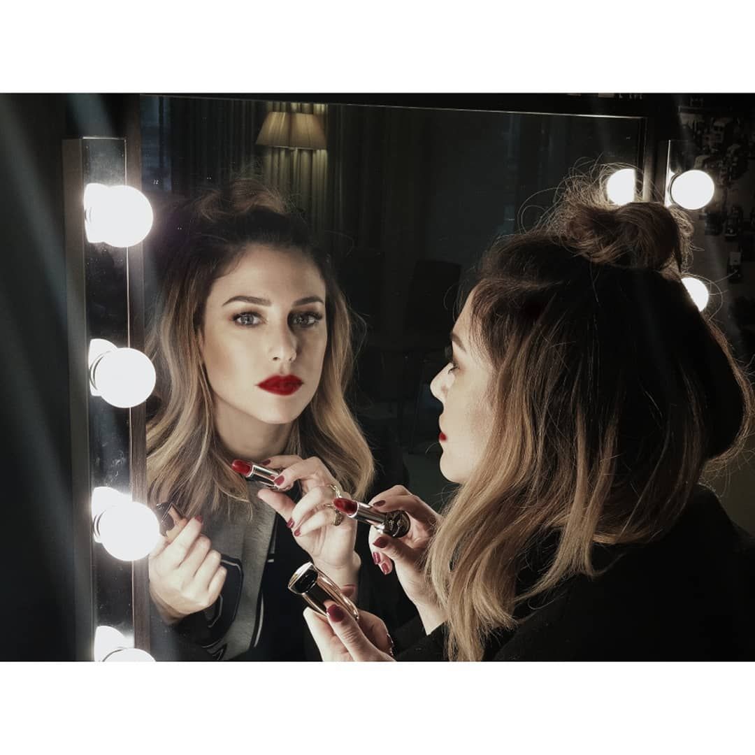 Blanca Suárez usa el rojo de labios de Guerlain