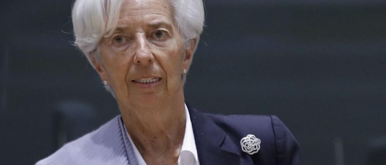 Christine Lagarde, ahir a Brussel·les