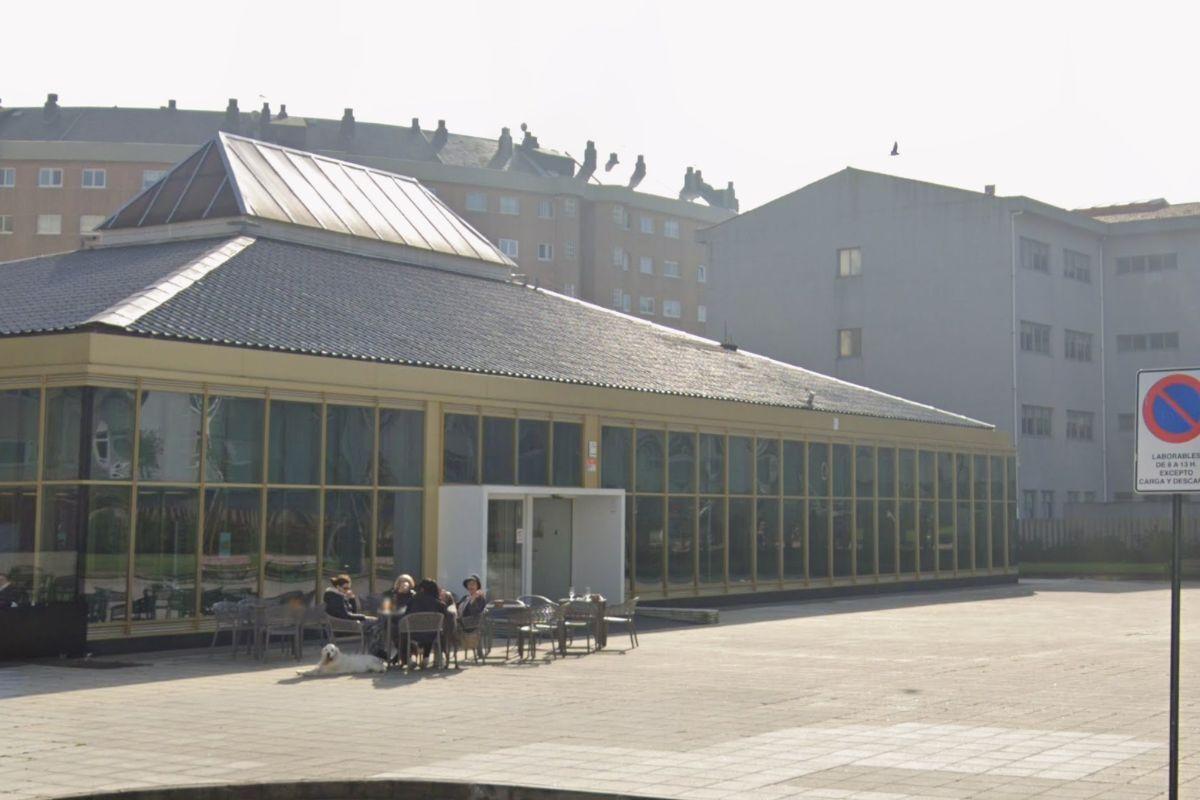 La terraza de la Cantina de Adormideras, en A Coruña.