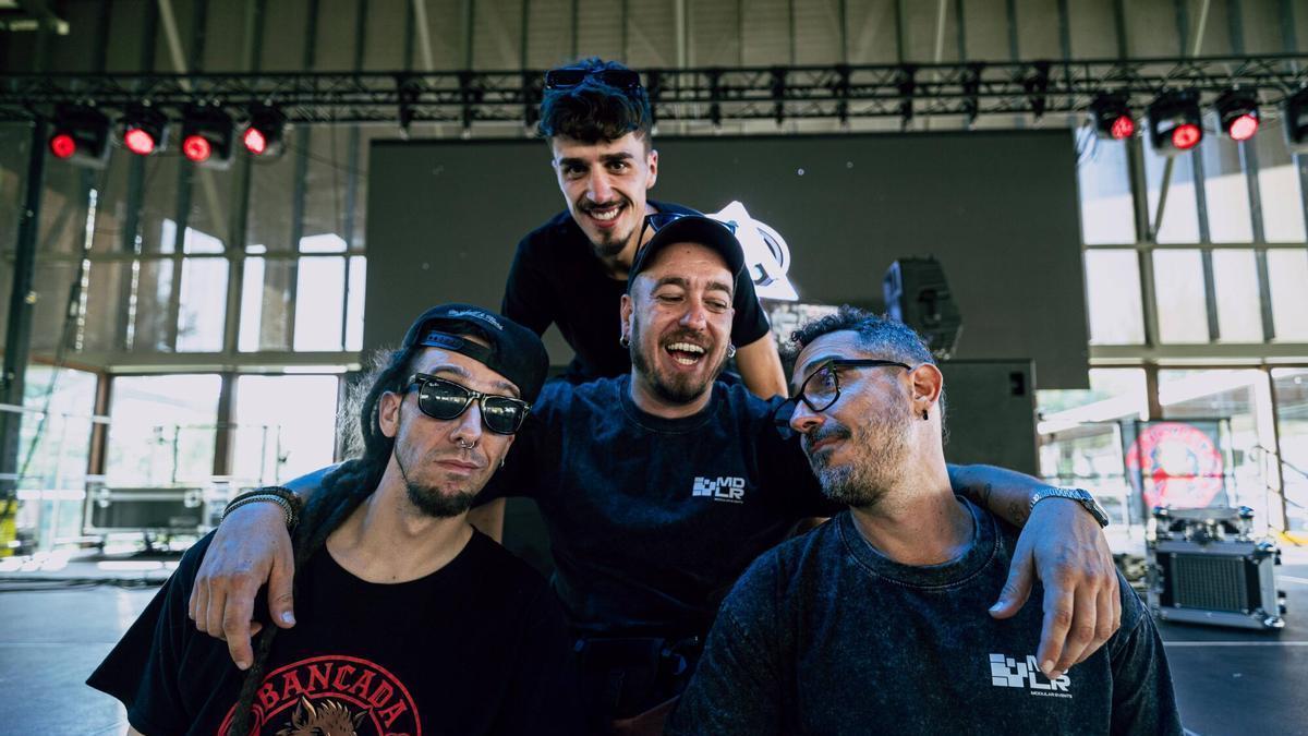 David Roales, Óscar González, Héctor Acebes y Fernando Cardona organizaron juntos el festival alternativo "Re-Unión" en Ourense