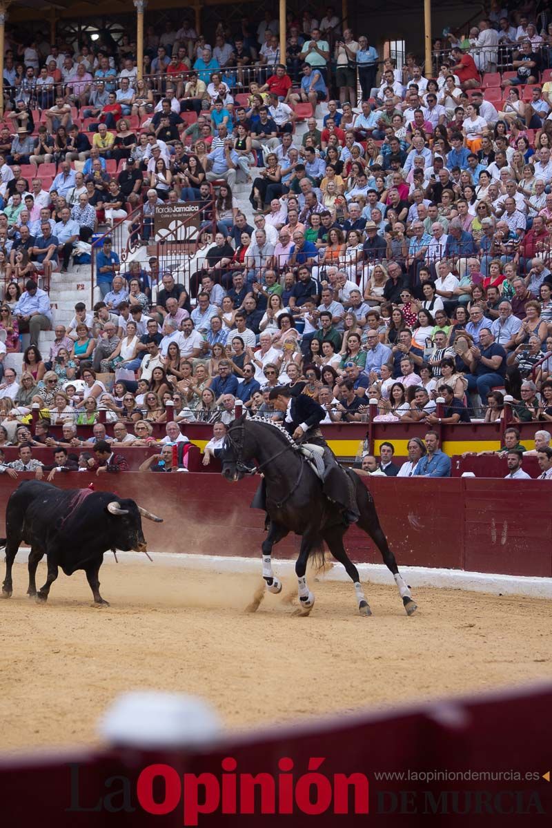 Corrida de Rejones en la Feria Taurina de Murcia (Andy Cartagena, Diego Ventura, Lea Vicens)