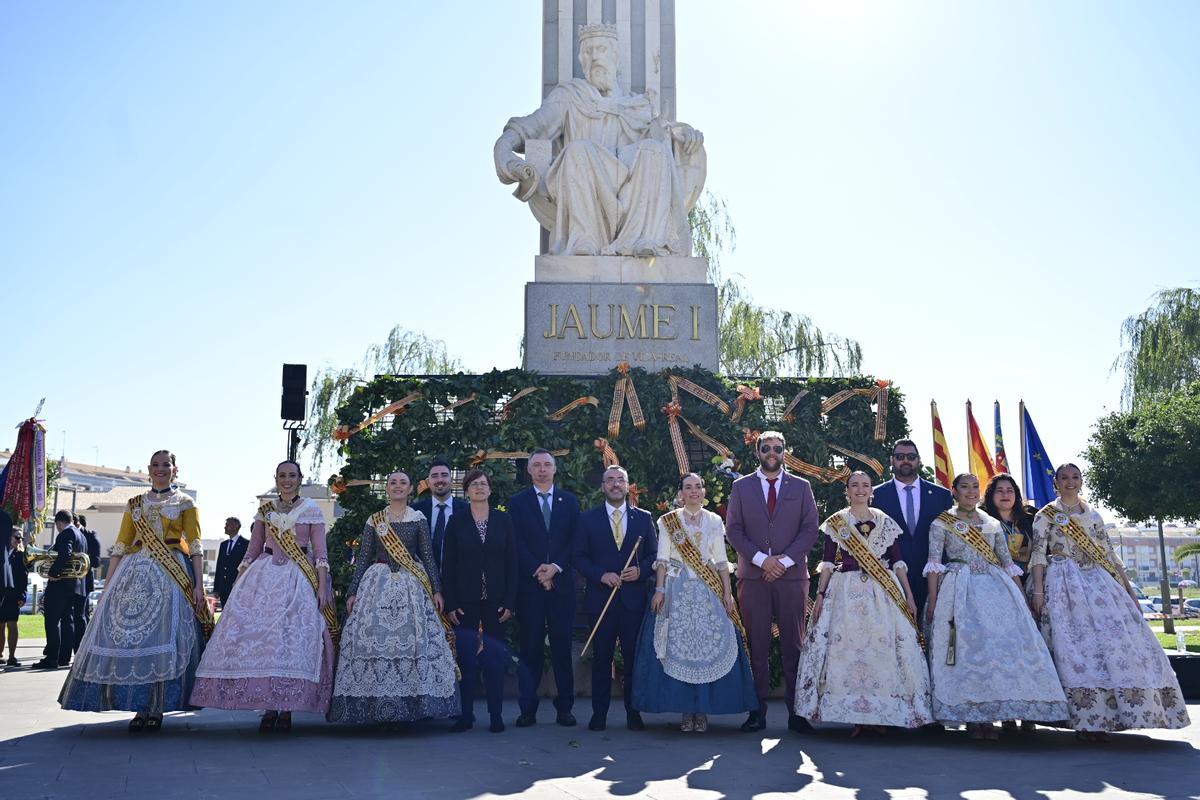 Galeria de fotos de l'homenatge a Jaume I en les festes fundacionals de Vila-real