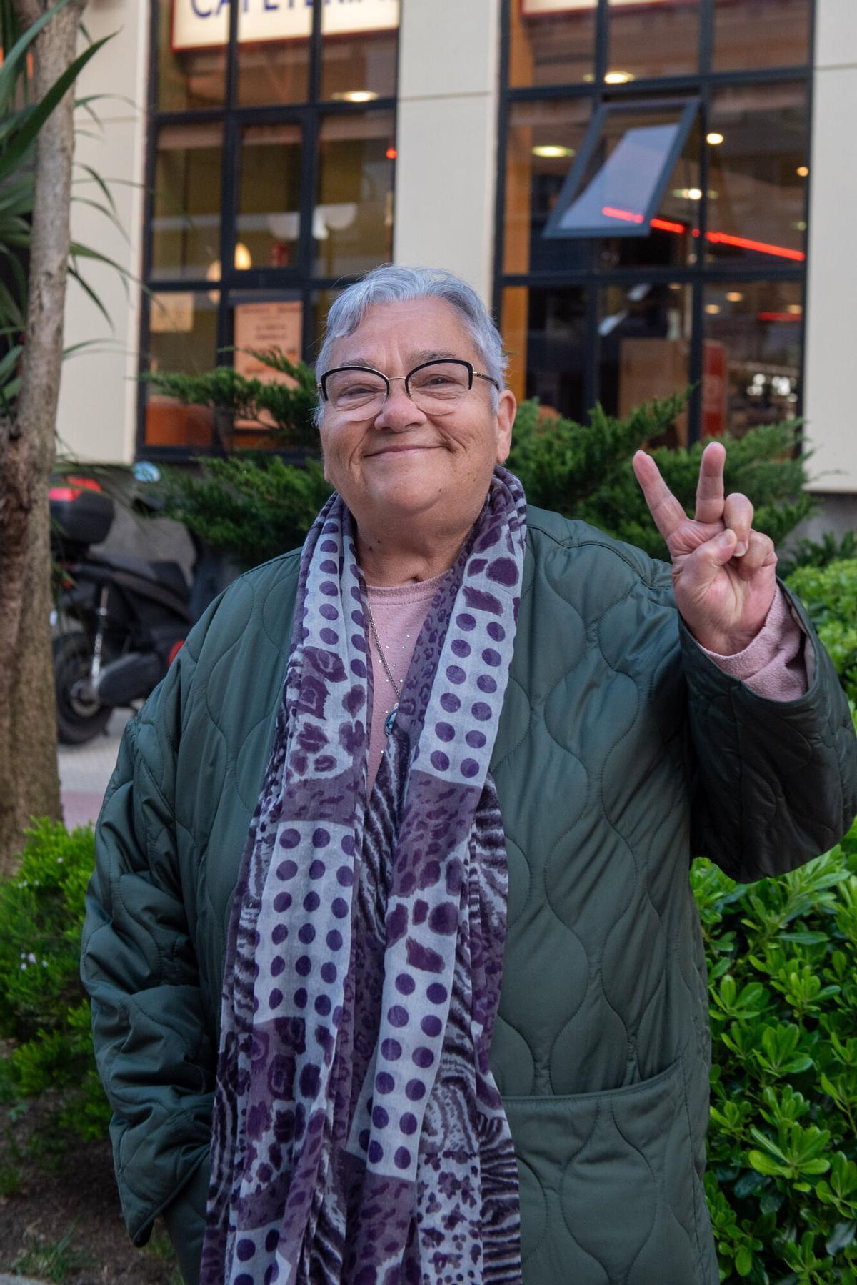 Encarna Fernández, vecina de Cuatro Caminos