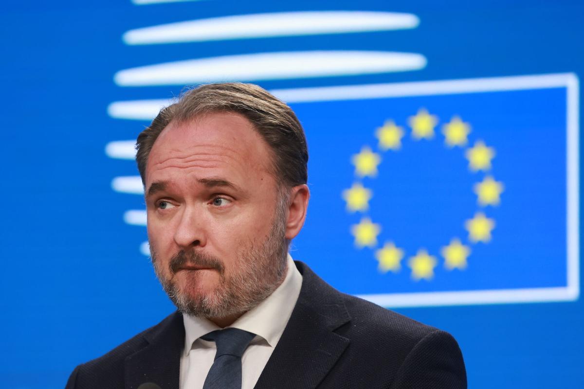 El comisario europeo de Energía, Dan Jorgensen, en la Comisión Europea.