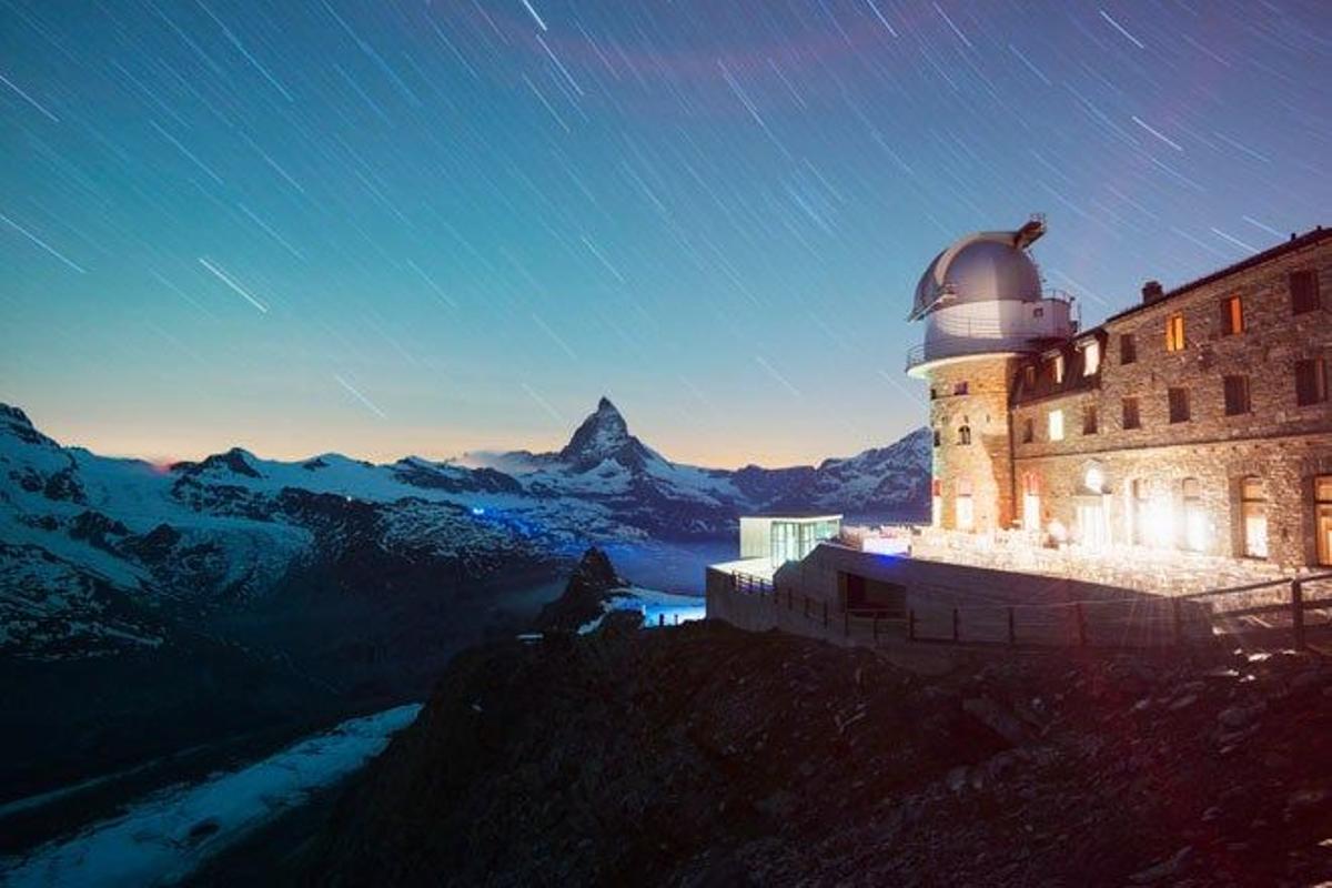 Mirador de Gornergrat a 3.089 metros de altitud en los Alpes Suizos.