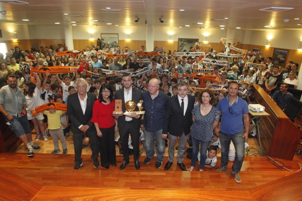 Entrega del Baló d'Or 2015 a Jaume en Almenara