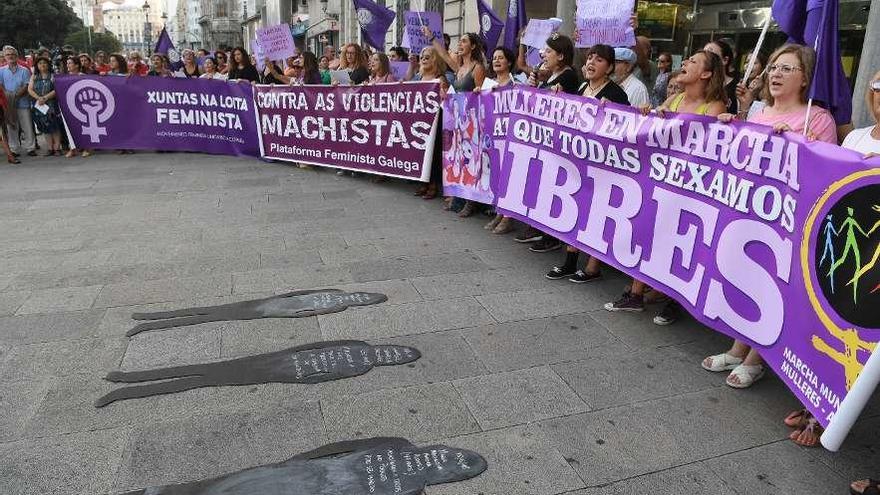 Galicia se moviliza contra la violencia de género