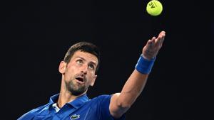 Djokovic, durante un partido