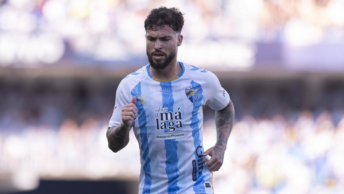 Dani Sánchez ha sido indiscutible en la banda izquierda del Málaga CF.