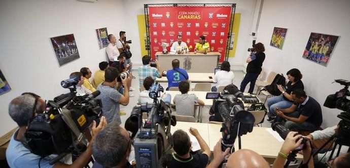 Manolo Jiménez, en la presentación de Copa Mahou